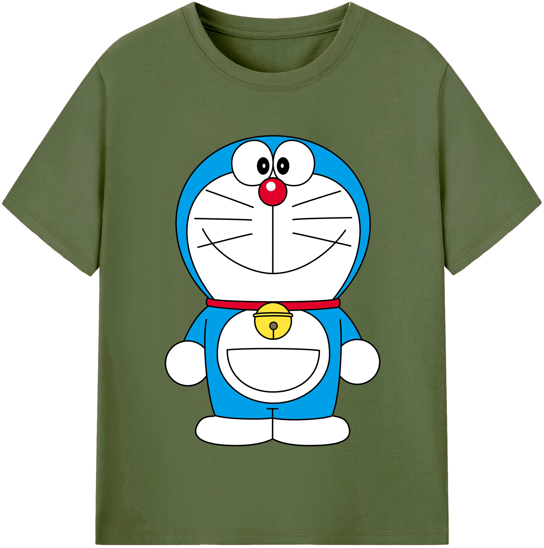（画像用） ドラえもん Doraemon 綿100％半袖Tシャツ（フロントプリント）